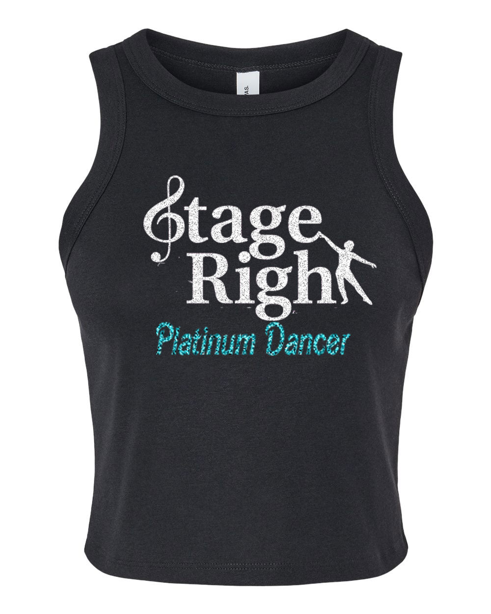 Stage Right Platinum Bella + Canvas Women's Micro Rib Racer Tank - 1019