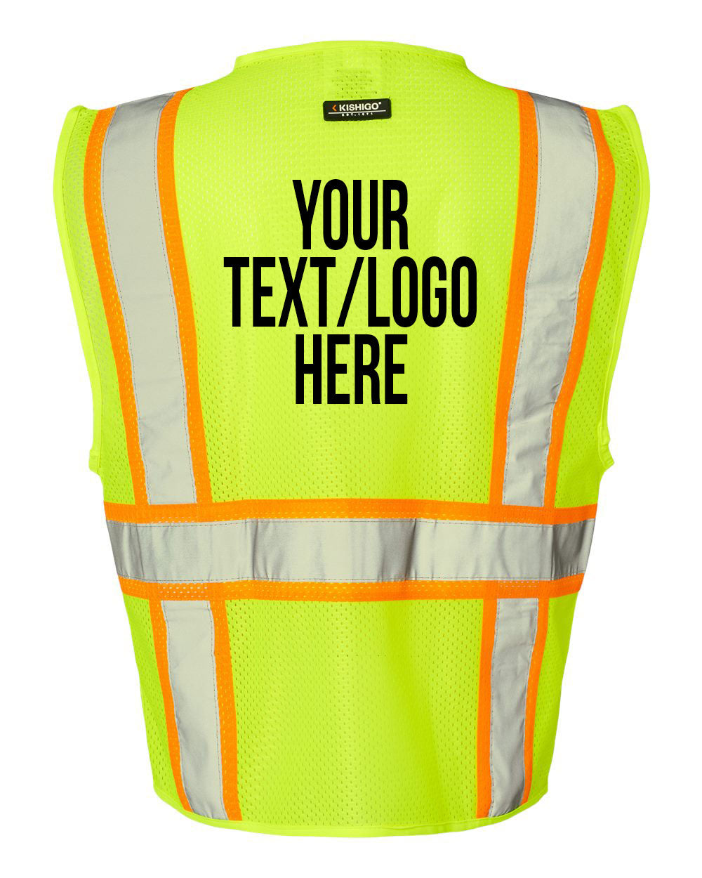 Kishigo - Ultra-Cool™ Multi-Pocket Vest - 1195-1196 Custom w/ Solid or Reflective Print