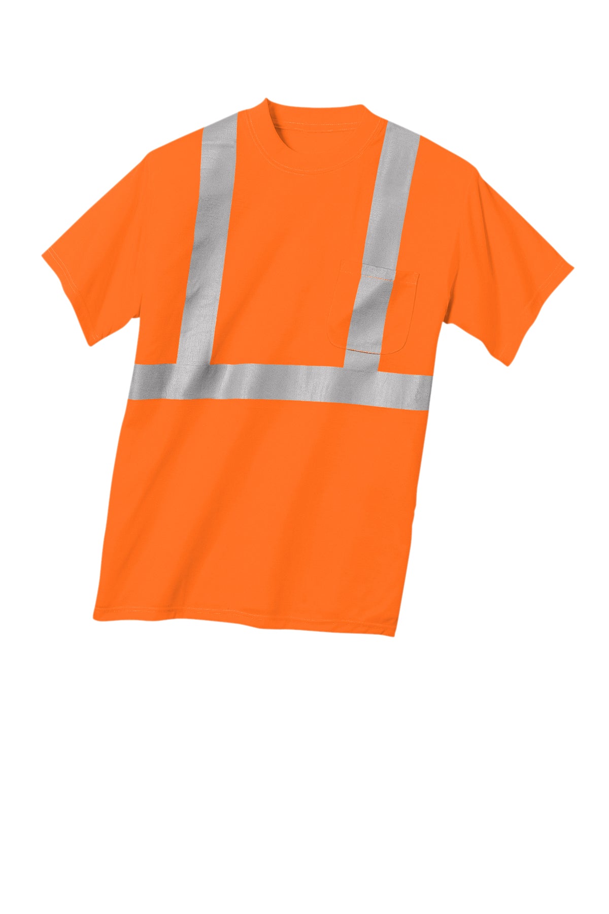 CS401 CornerStone® - ANSI 107 Class 2 Safety T-Shirt Custom w/ Solid or Reflective Print