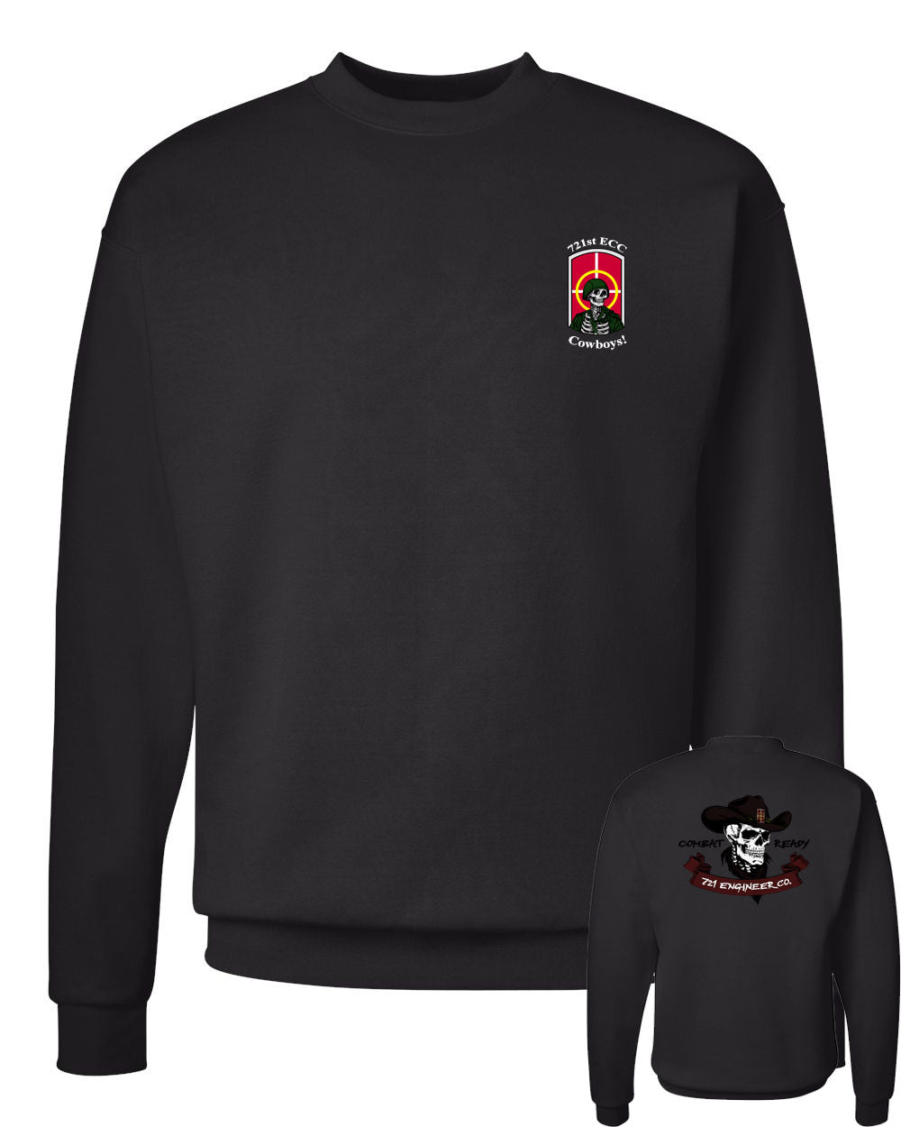 Combat Ready Sweatshirt with Multi Colored Print