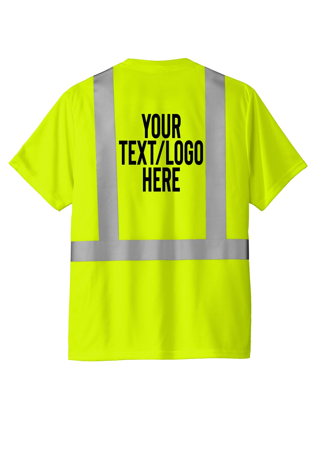 CS200 CornerStone® ANSI 107 Class 2 Mesh Tee Custom w/ Solid or Reflective Print