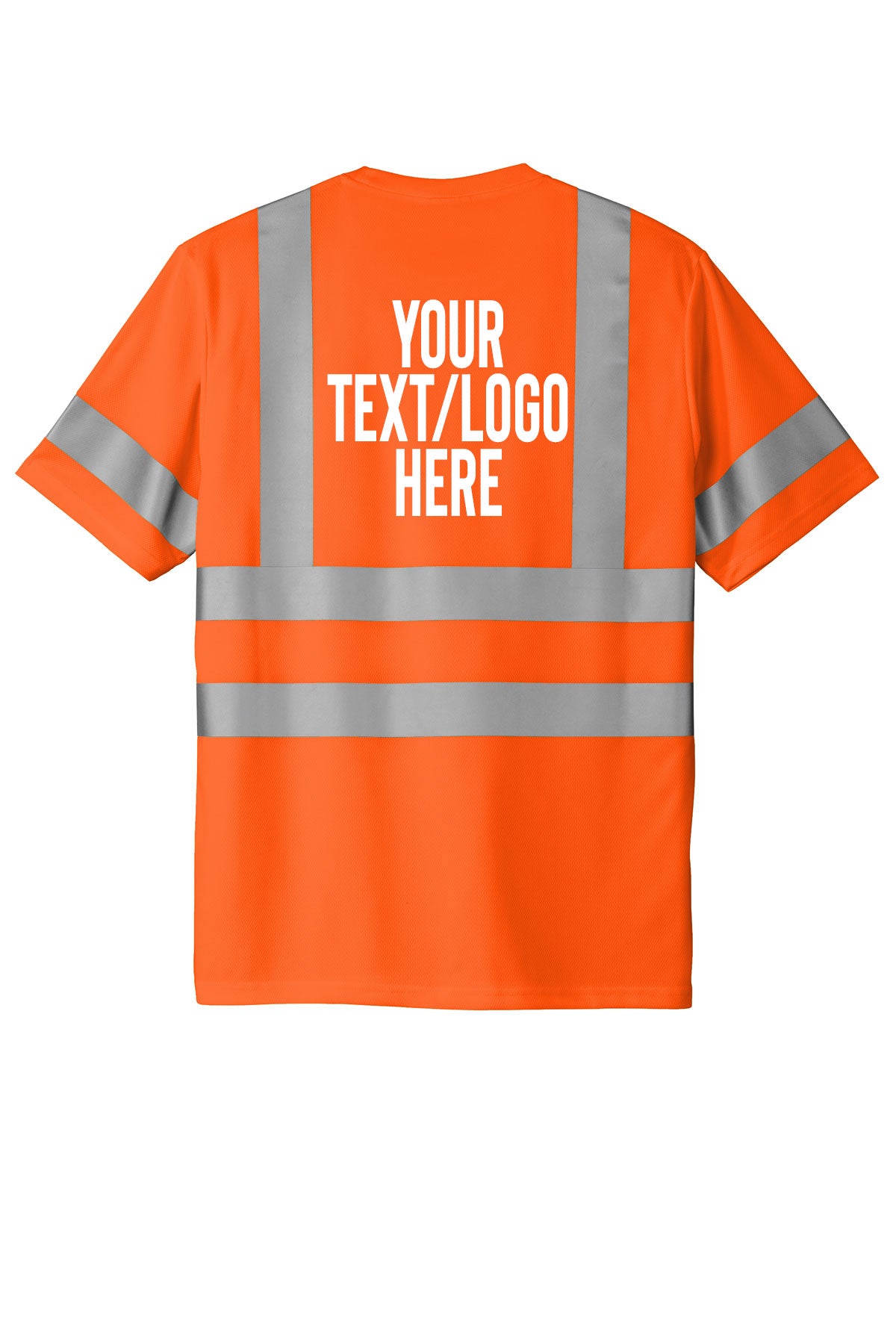 CS202 CornerStone® ANSI 107 Class 3 Mesh Tee Custom w/ Solid or Reflective Print