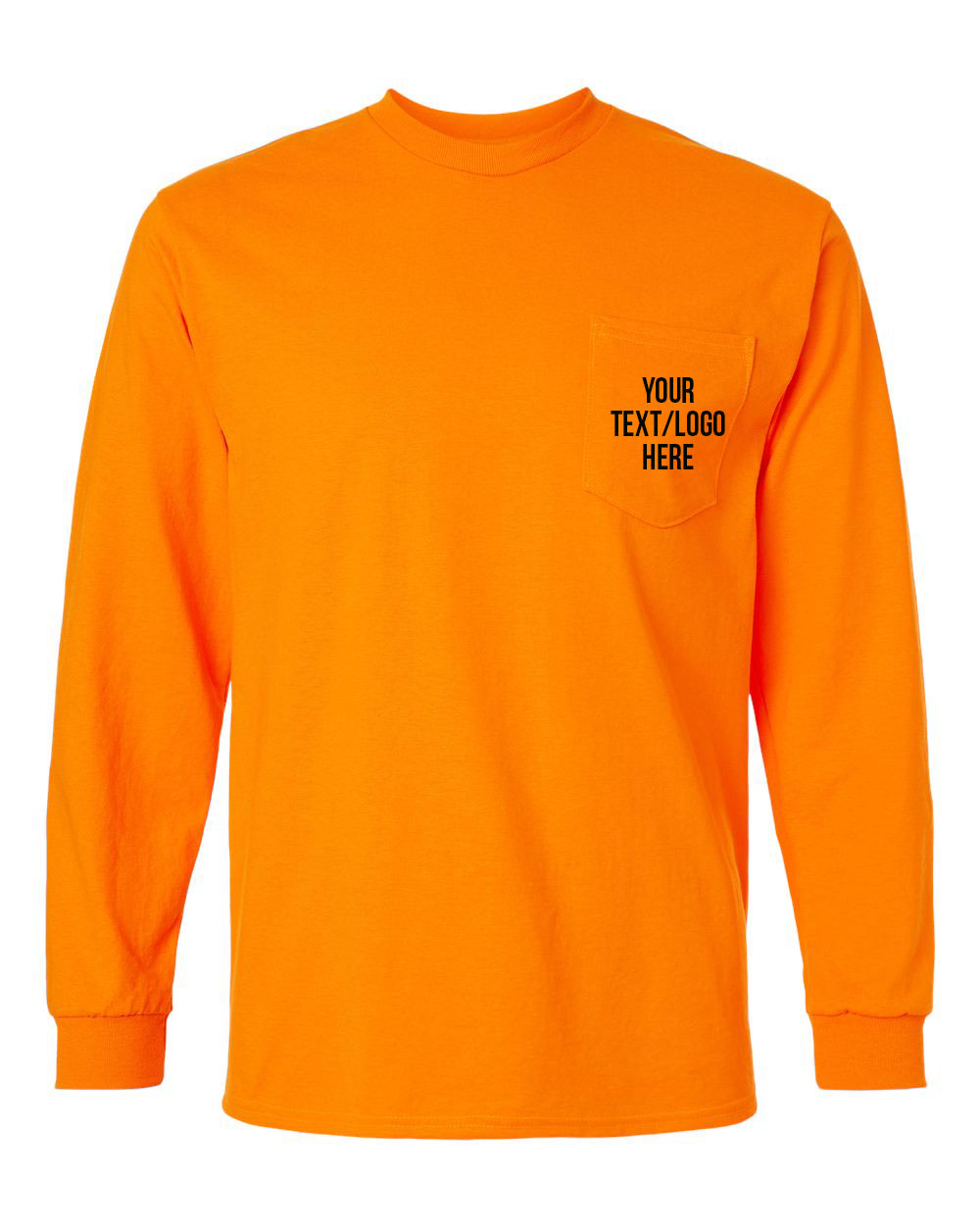Gildan Ultra Cotton® Long Sleeve Pocket T-Shirt 2410