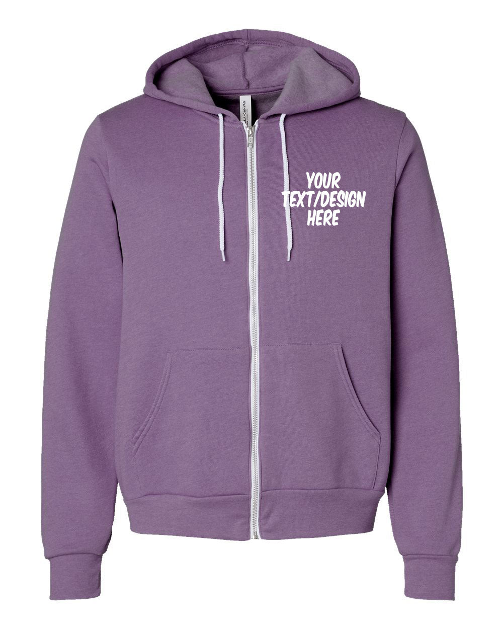 BELLA + CANVAS - Sponge Fleece Full-Zip Hoodie - 3739