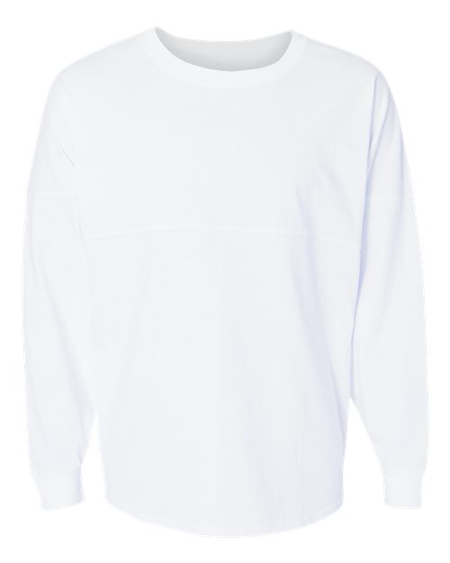 J. America - Unisex Game Day Jersey Long Sleeve T-Shirt - 8229 White
