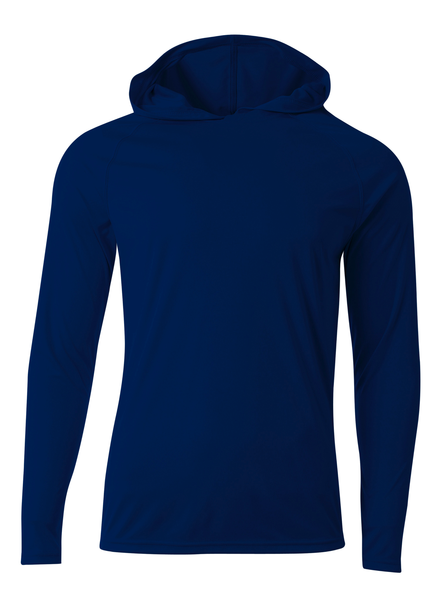 A4 Cooling Performance Long Sleeve Hooded Tee 44+ UPF - N3409