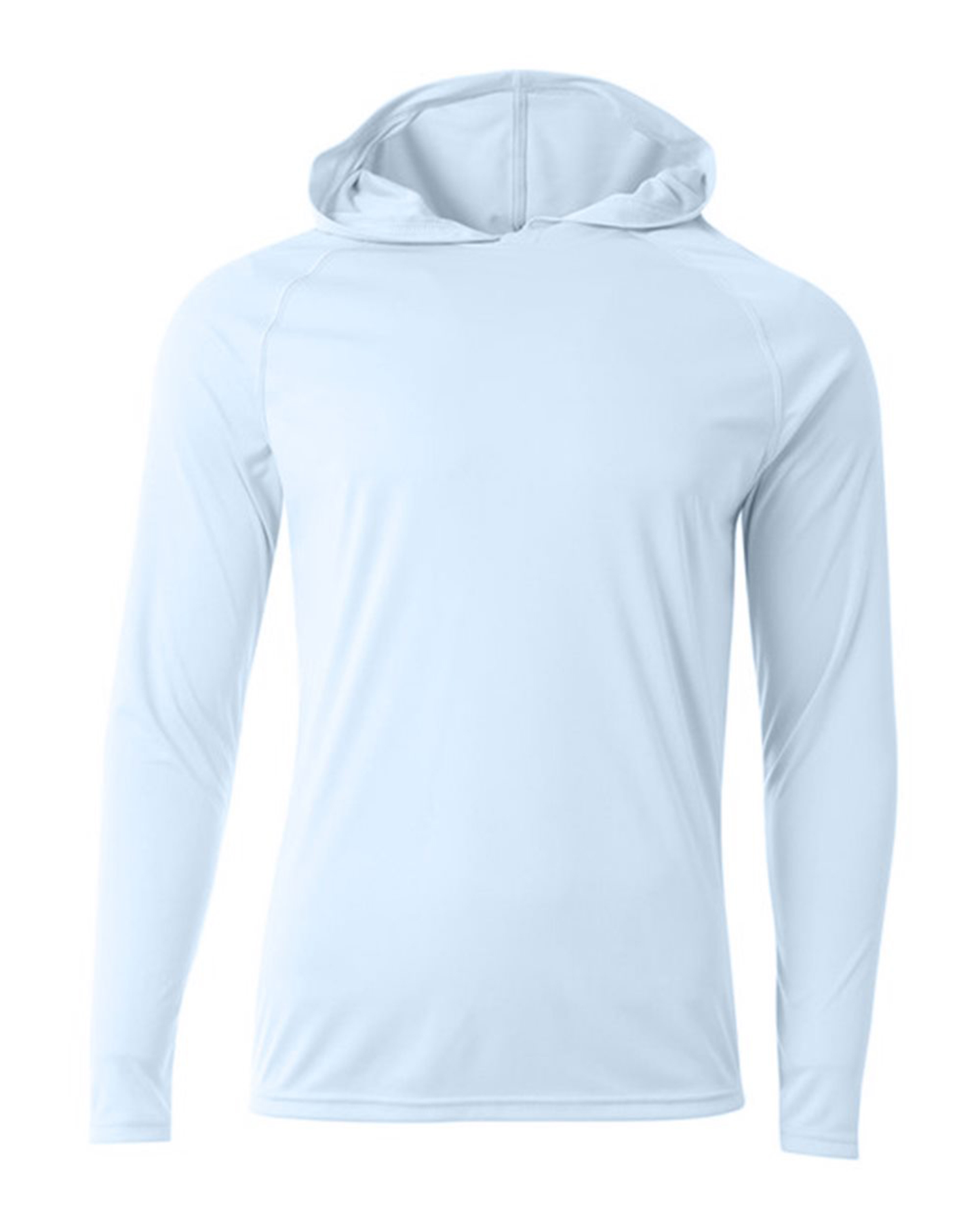 A4 Cooling Performance Long Sleeve Hooded Tee 44+ UPF - N3409