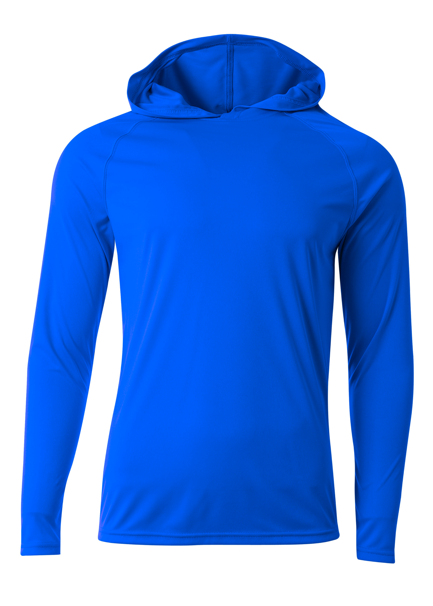 A4 Cooling Performance Long Sleeve Hooded Tee 44+ UPF - N3409