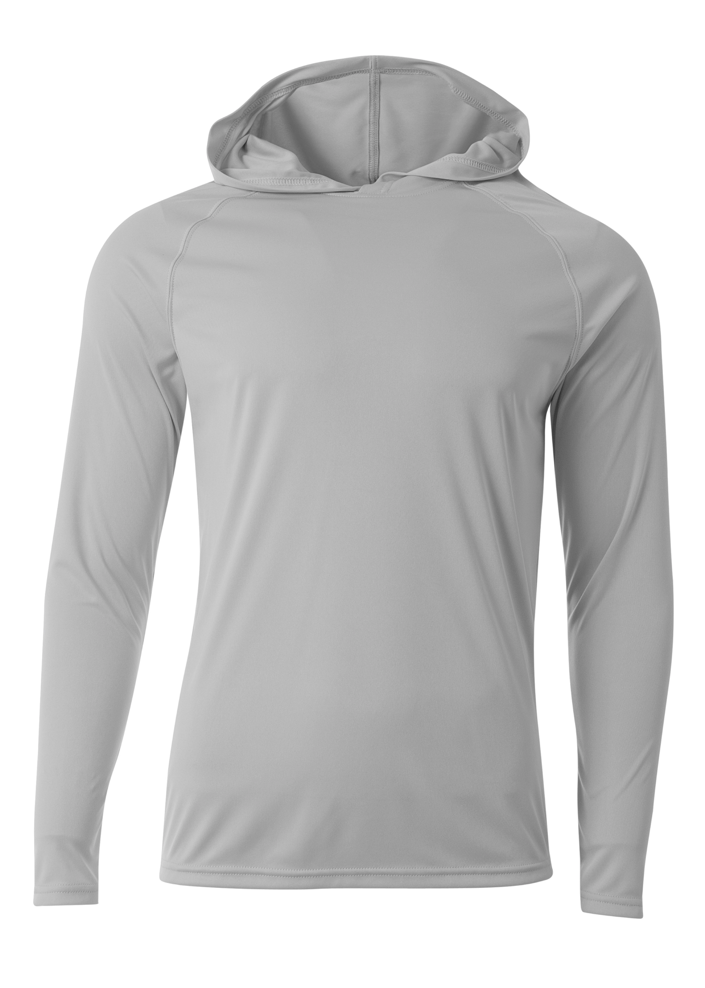 A4 Cooling Performance Long Sleeve Hooded Tee 44+ UPF - N3409