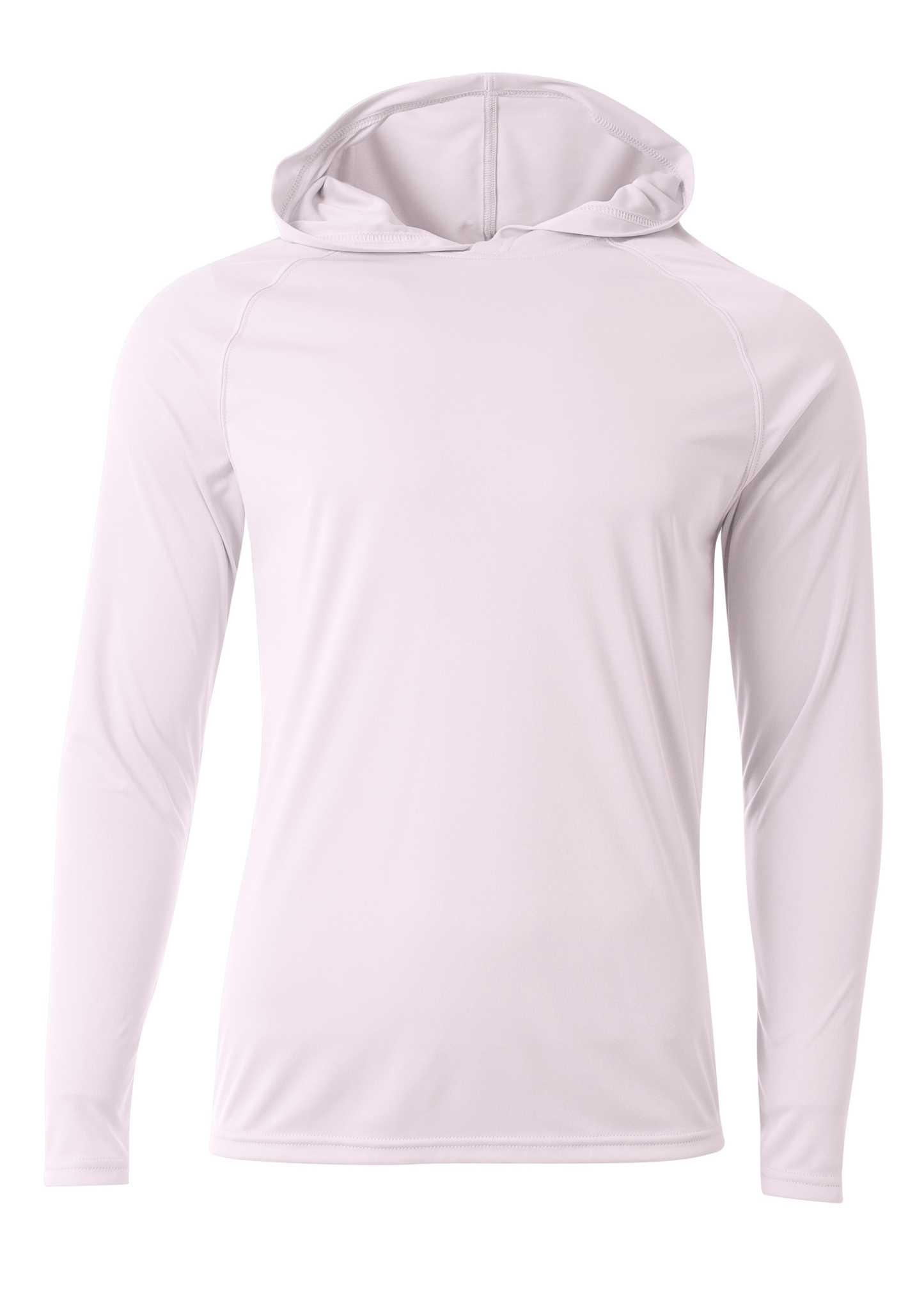 A4 Cooling Performance Long Sleeve Hooded Tee 44+ UPF - N3409