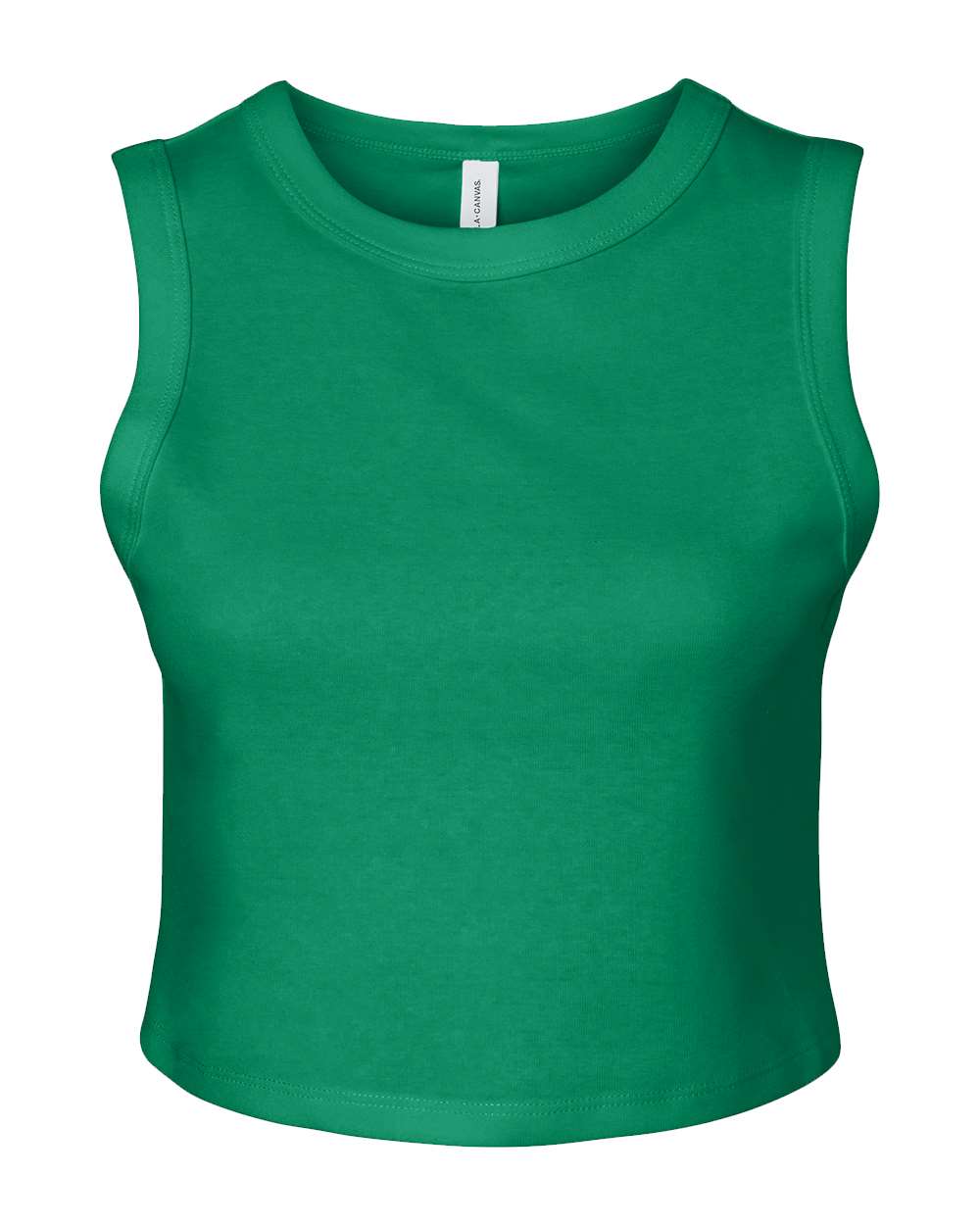 Customized BELLA + CANVAS Women's Micro Rib Muscle Crop Tank 1013