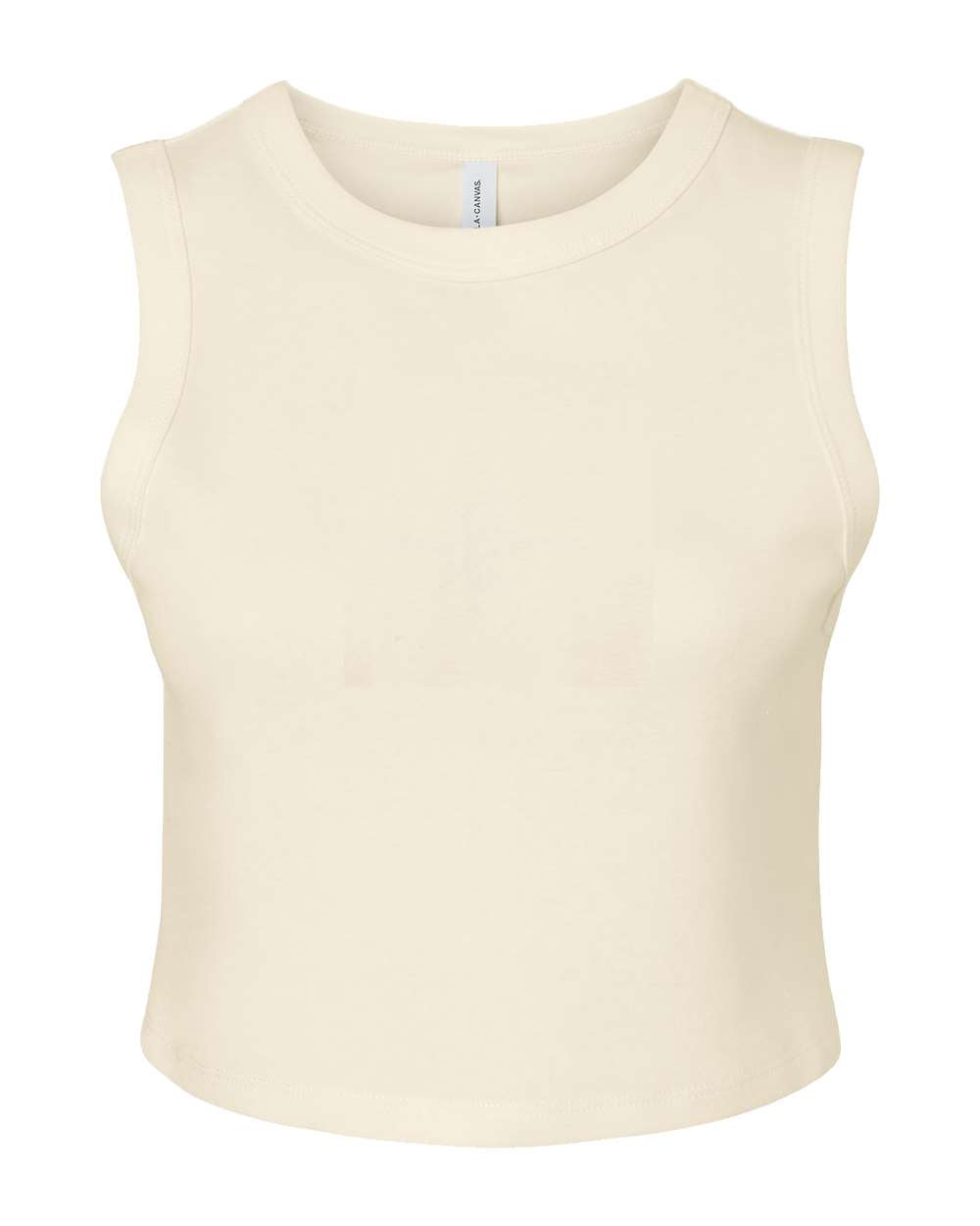 Customized BELLA + CANVAS Women's Micro Rib Muscle Crop Tank 1013