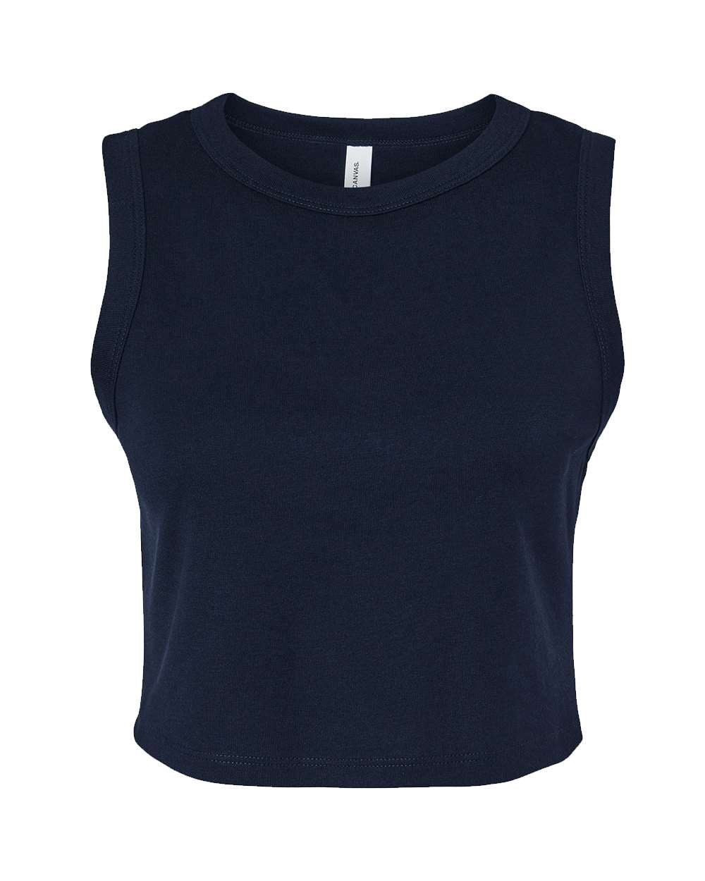 Customized BELLA + CANVAS Women's Micro Rib Muscle Crop Tank 1013