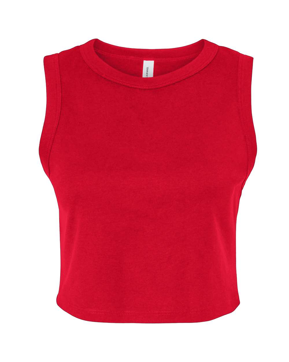 Customized BELLA + CANVAS Women's Micro Rib Muscle Crop Tank 1013