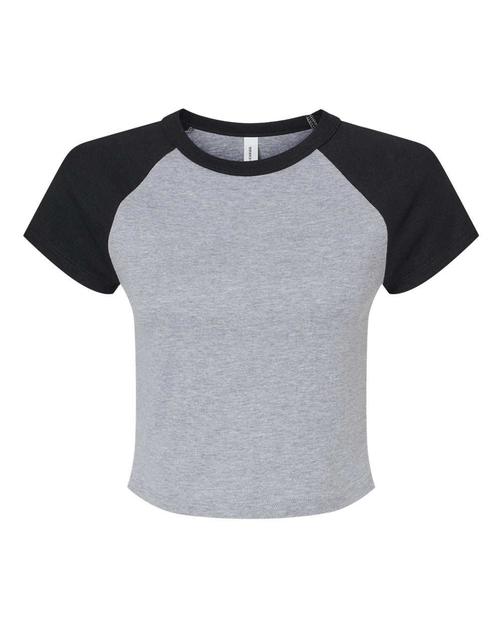 BELLA + CANVAS Women's Micro Rib Raglan Baby Tee 1201 Customized