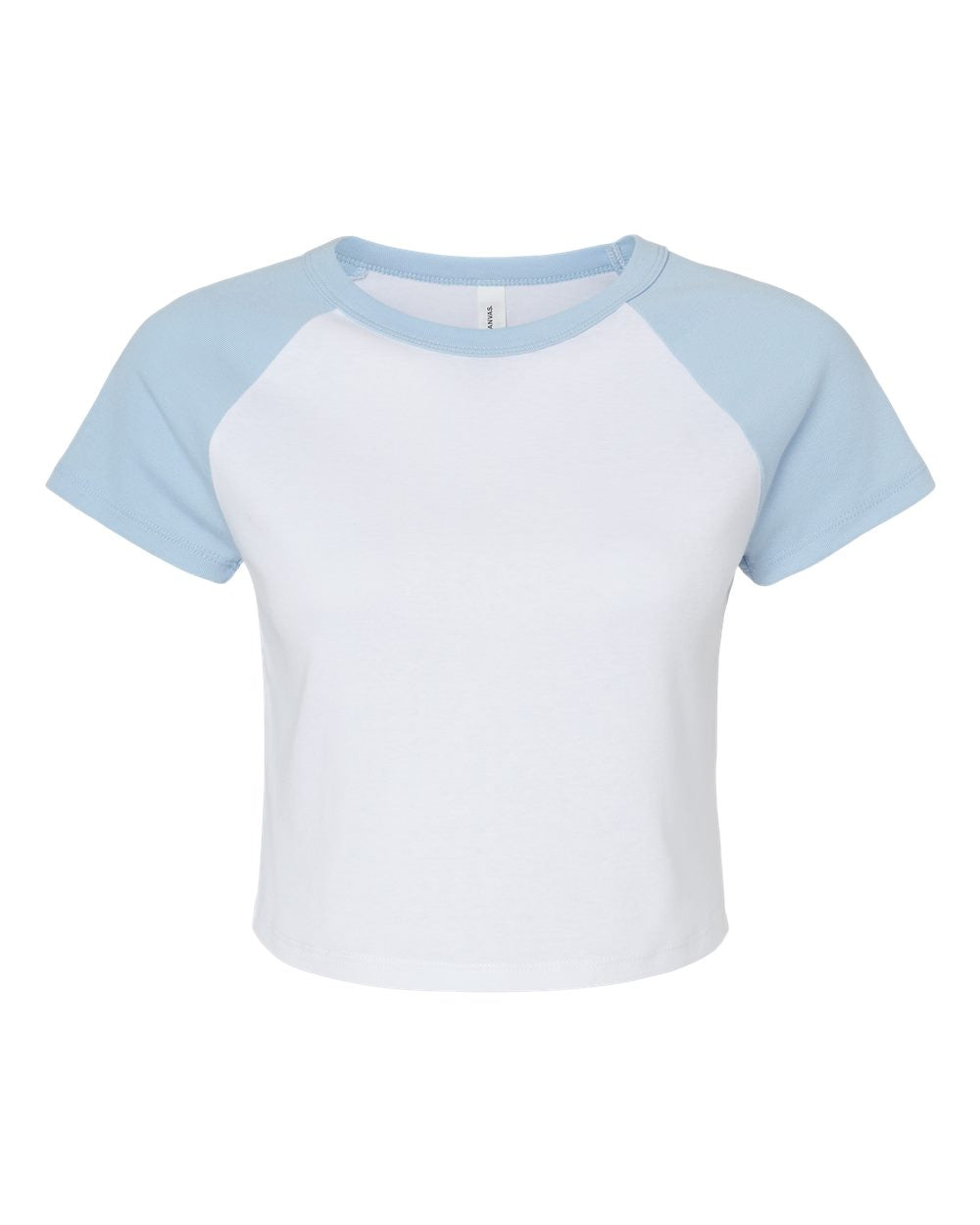 BELLA + CANVAS Women's Micro Rib Raglan Baby Tee 1201 Customized