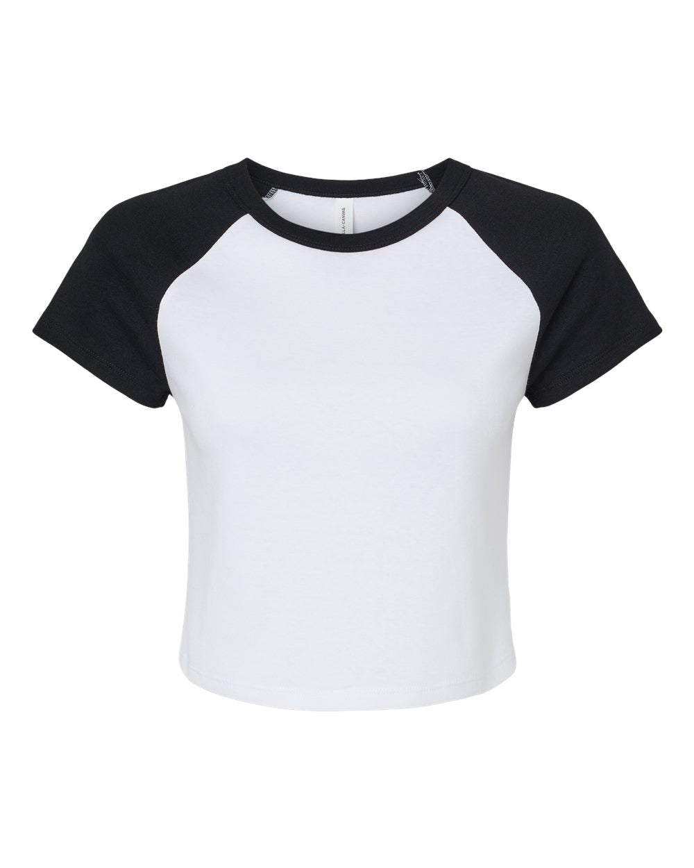 BELLA + CANVAS Women's Micro Rib Raglan Baby Tee 1201 Customized
