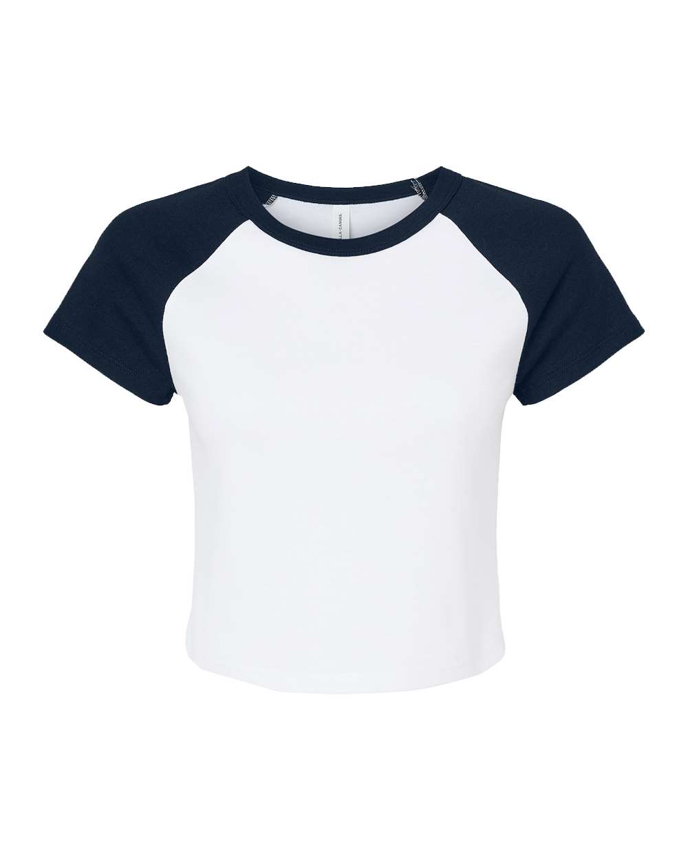 BELLA + CANVAS Women's Micro Rib Raglan Baby Tee 1201 Customized