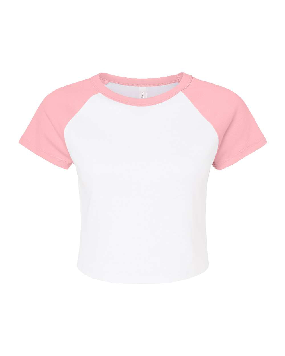BELLA + CANVAS Women's Micro Rib Raglan Baby Tee 1201 Customized