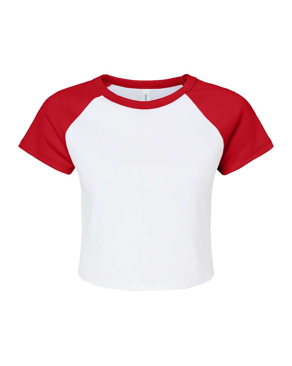 BELLA + CANVAS Women's Micro Rib Raglan Baby Tee 1201 Customized