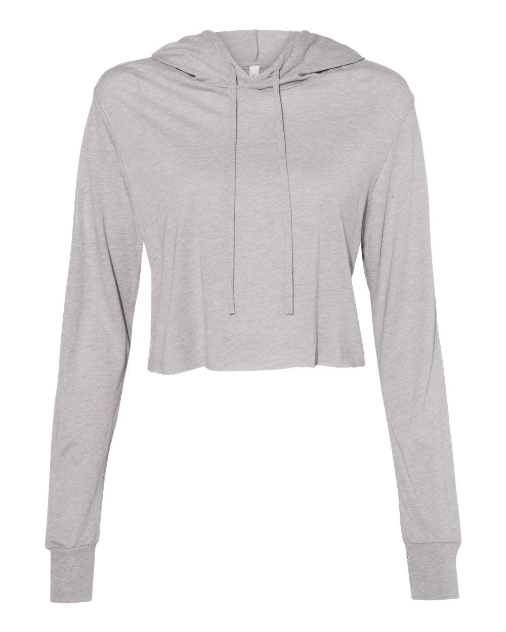 BELLA + CANVAS - Women’s Triblend Crop Long Sleeve Hoodie - 8512