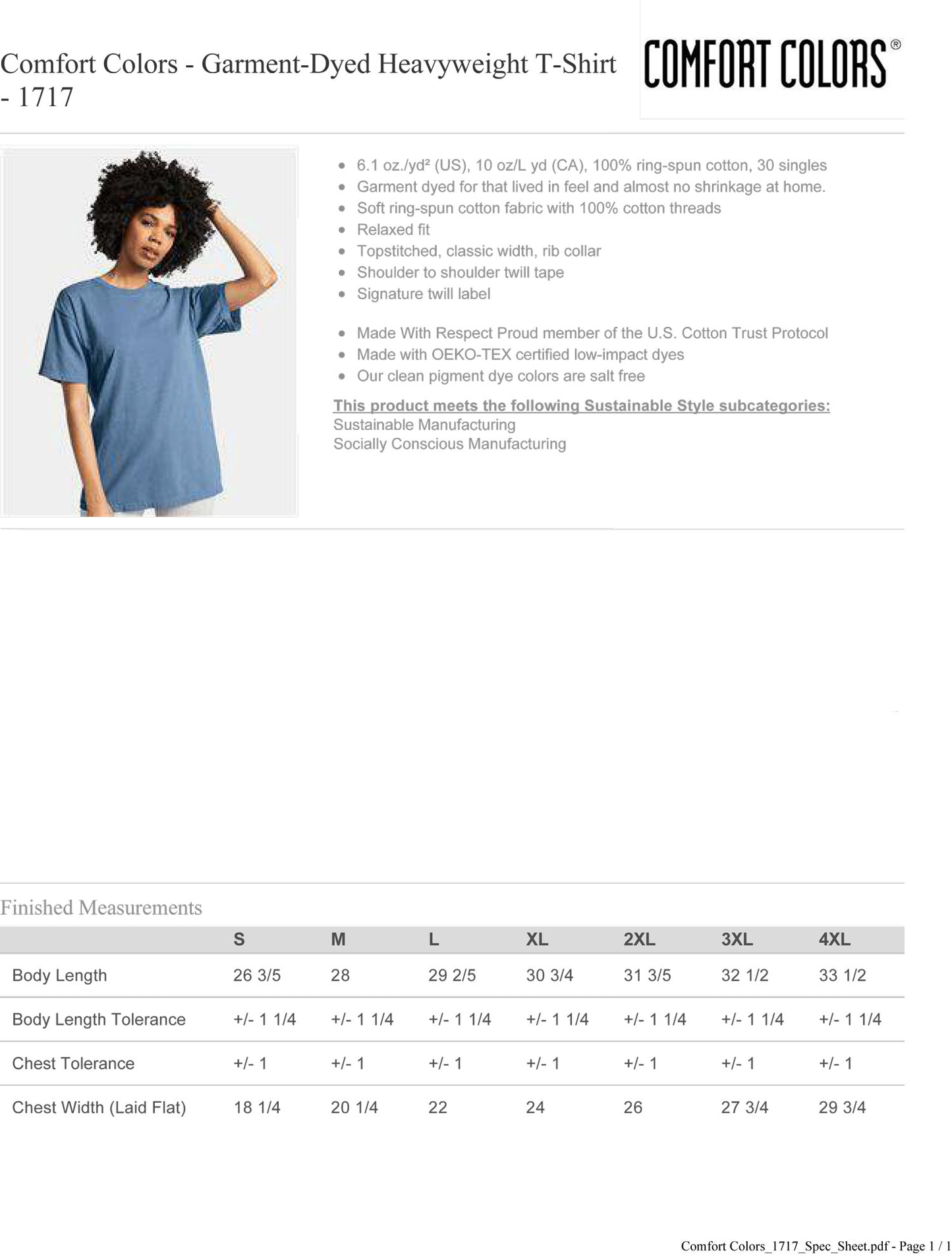 Resonance Comfort Colors Tee