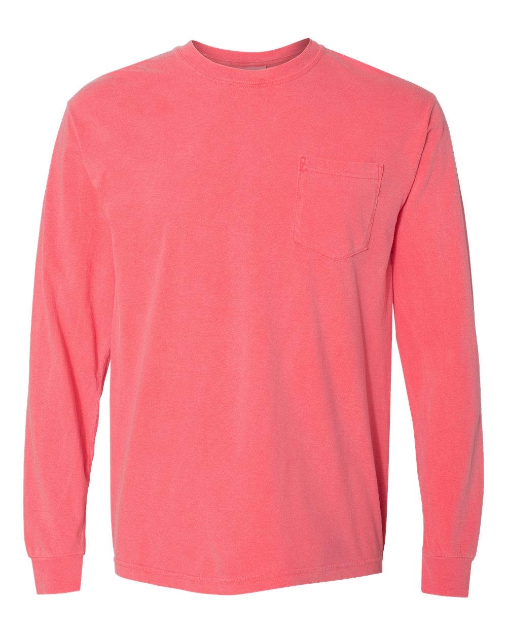 Comfort Colors - Garment-Dyed Heavyweight Long Sleeve Pocket T-Shirt - 4410