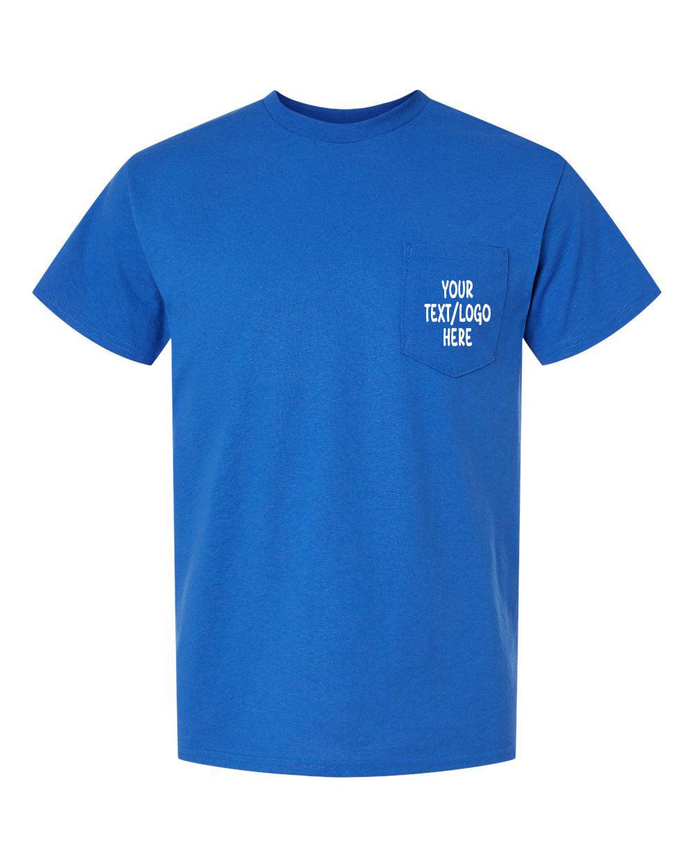 Gildan DryBlend Pocket T-Shirt 8300 Customized