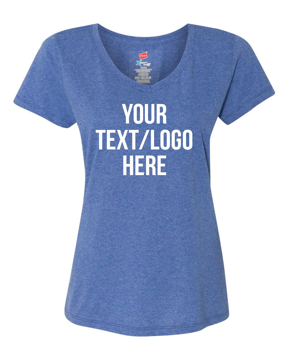 Hanes - Perfect-T Women’s Triblend V-Neck T-Shirt 40+ UPF - 42VT