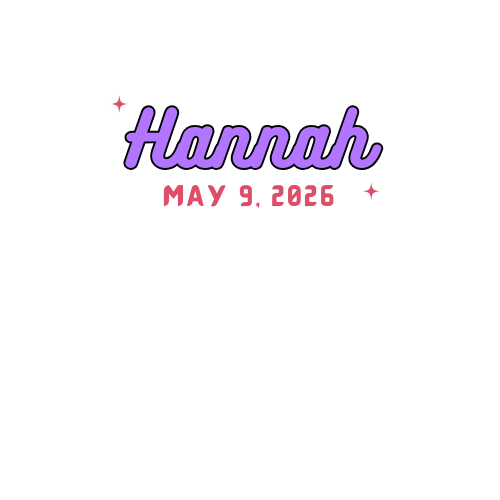 Custom Order for Hannah’ s Bat Mitzvah