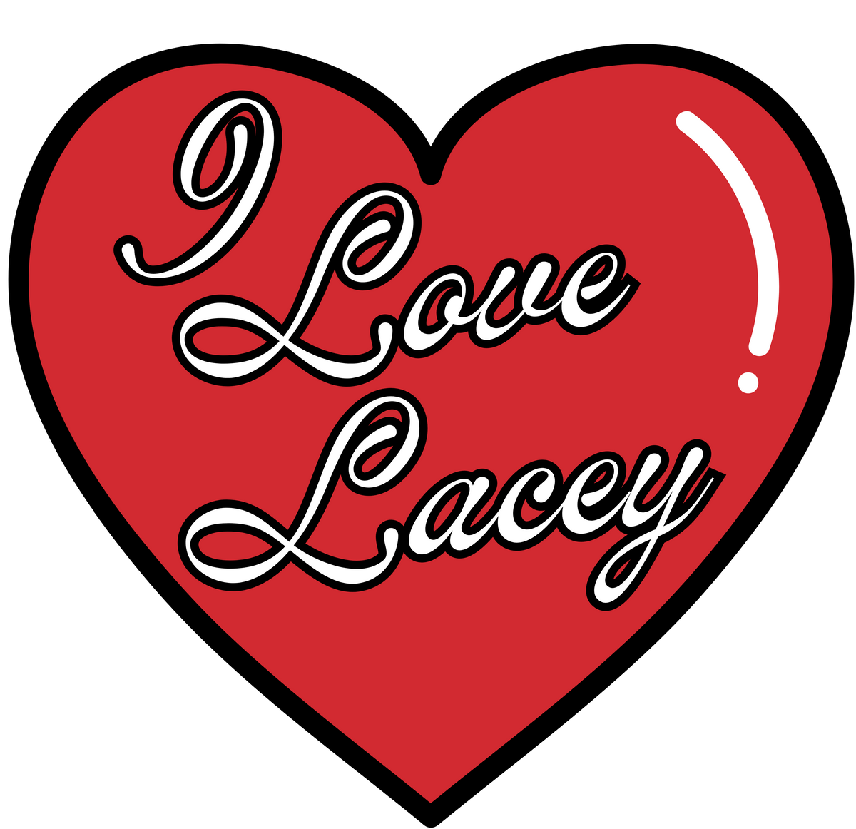Custom Order for I Love Lacey