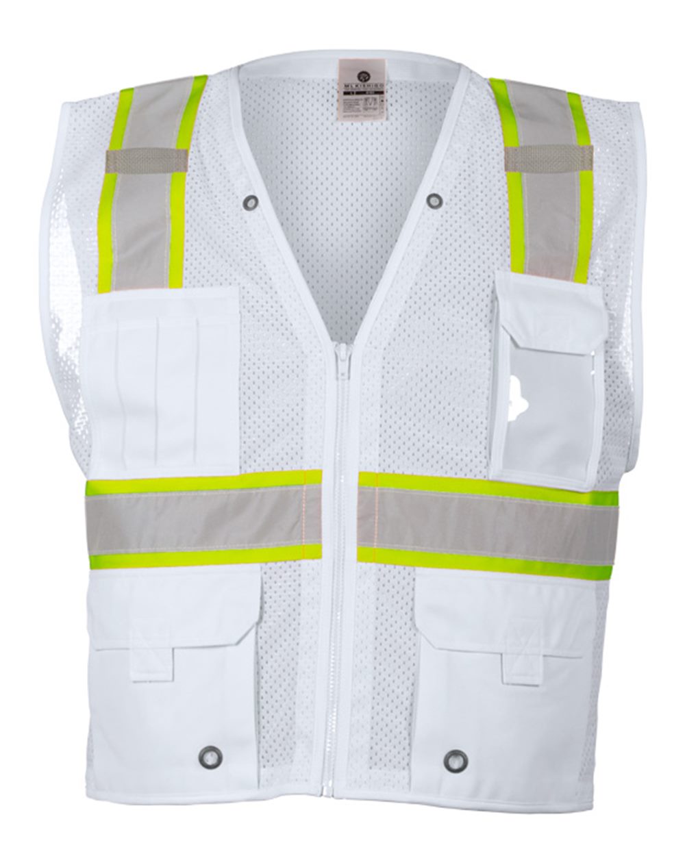 Kishigo - EV Series® Enhanced Visibility Multi-Pocket Mesh Vest - B100-111 Custom w/ Solid or Reflective Print