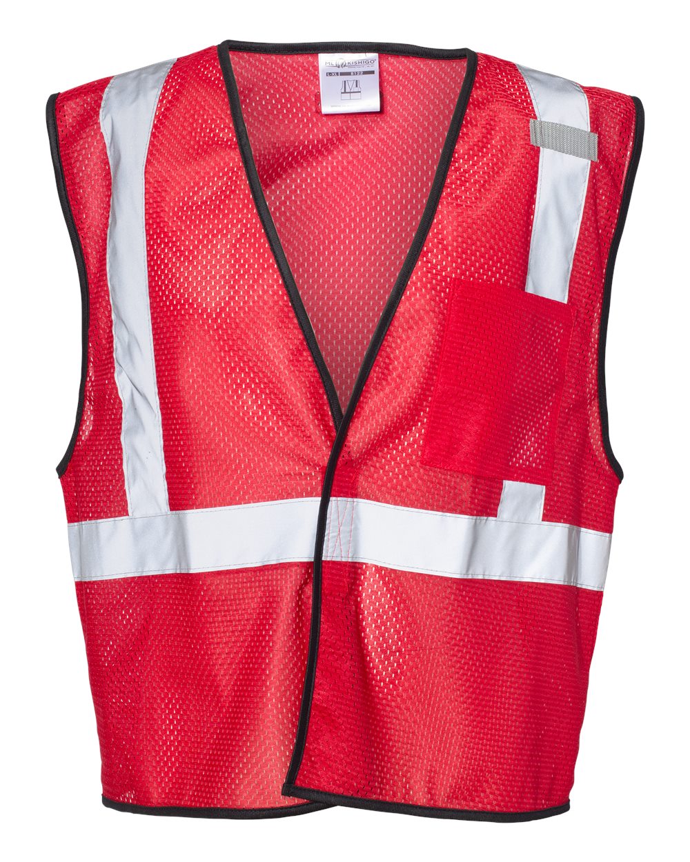 Kishigo - EV Series® Enhanced Visibility Non-ANSI Vest - B120-131 Custom w/ Solid or Reflective Print