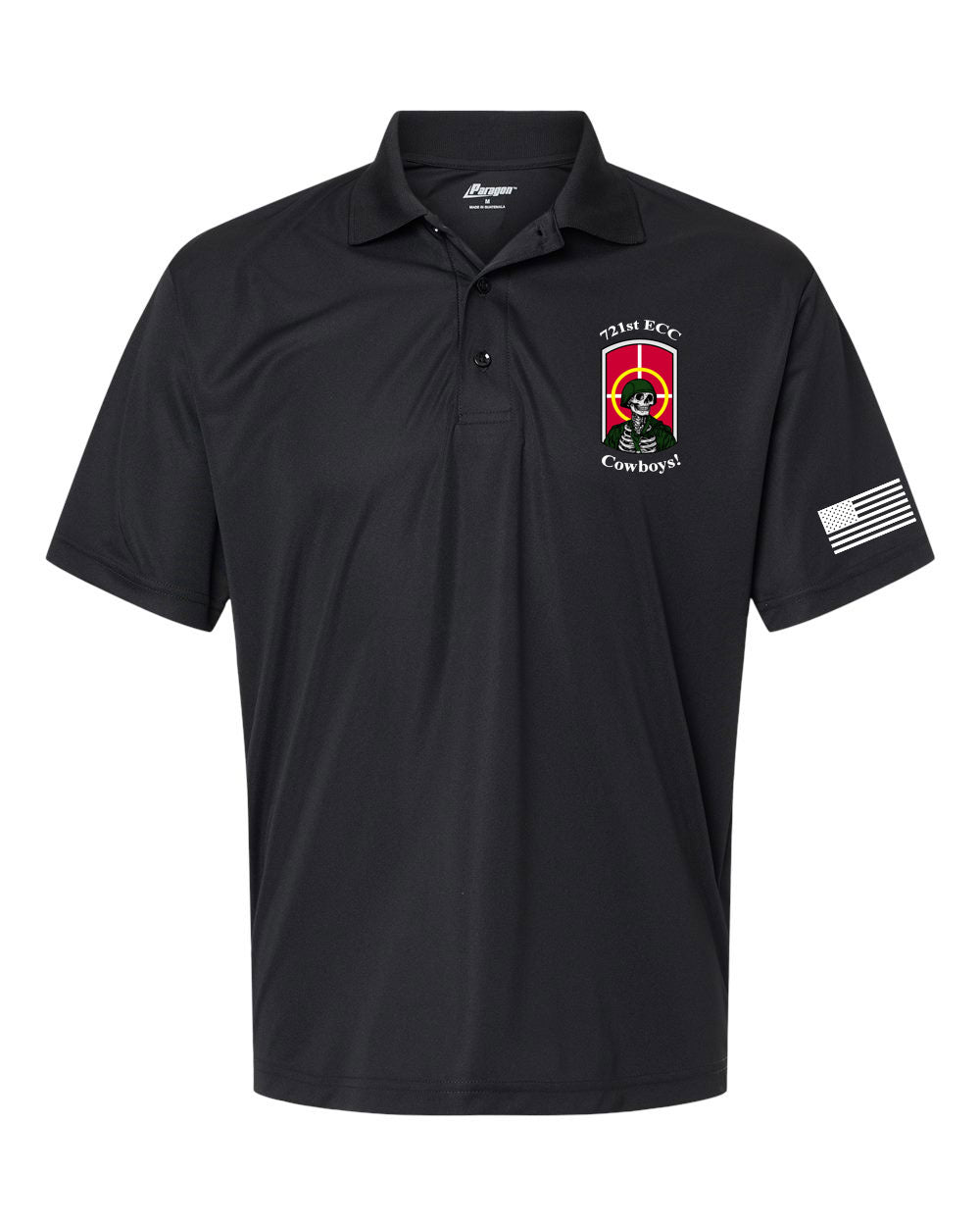 Combat Ready Polo with Multicolor Print