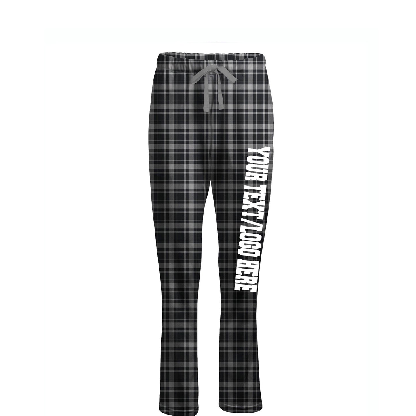 Boxercraft Ladies Henley Flannel Pants Black Jordan Flannel Pants w/ Custom Text/Logo