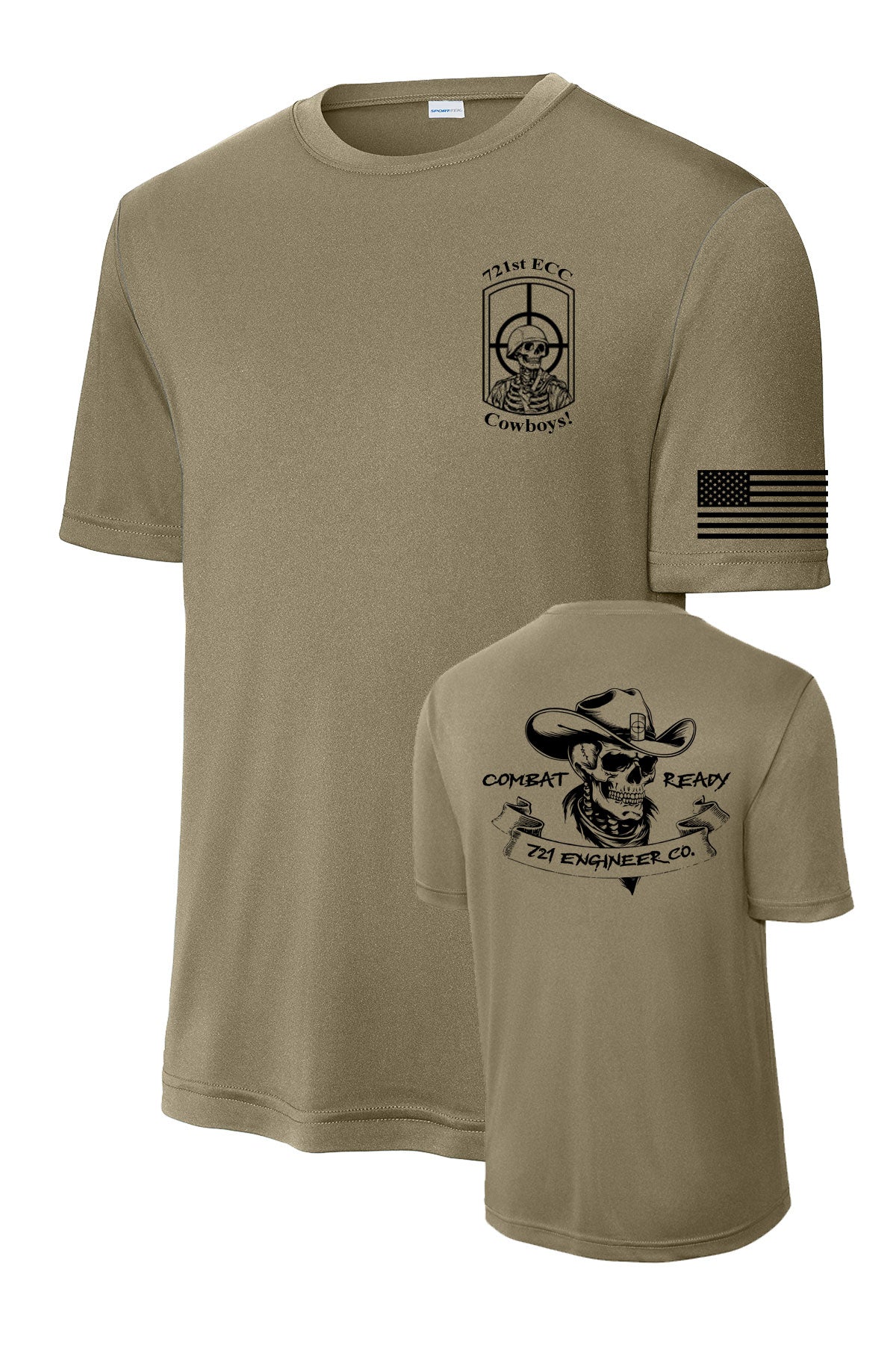 Combat Ready Sports Tee w/ Single Color Print