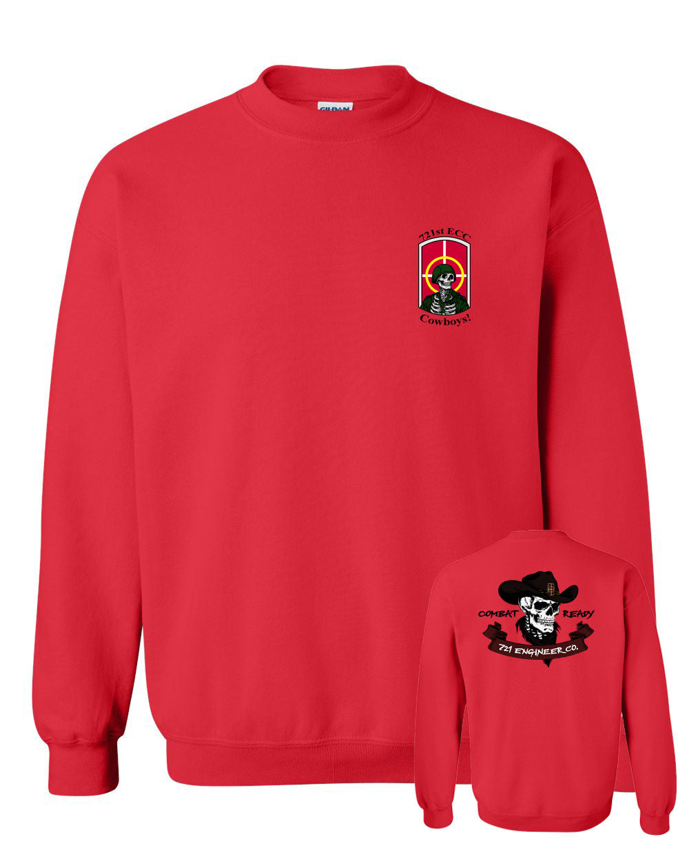 Combat Ready Sweatshirt with Multi Colored Print