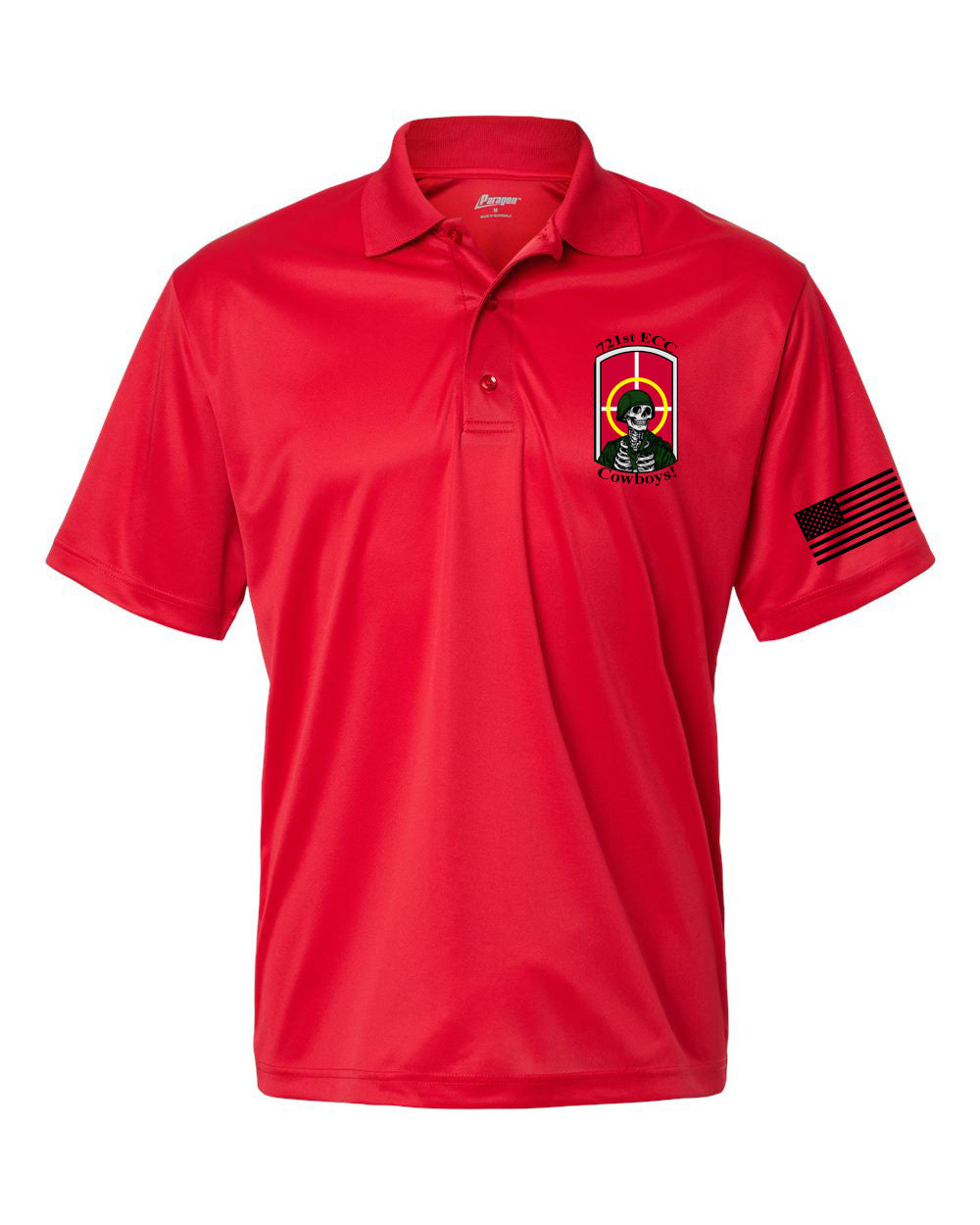 Combat Ready Polo with Multicolor Print