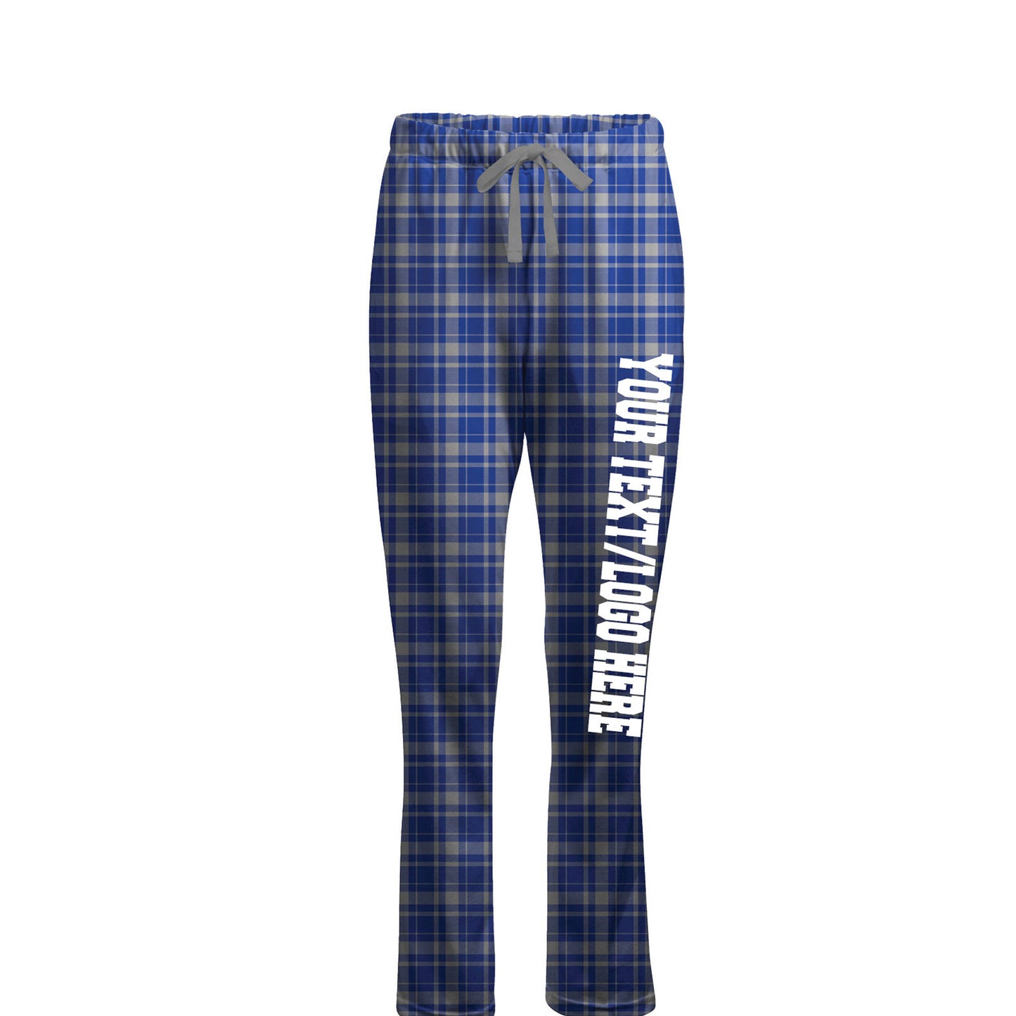 Boxercraft Ladies Henley Flannel Pants Royal Jordan Flannel Pants with Custom Text/Logo