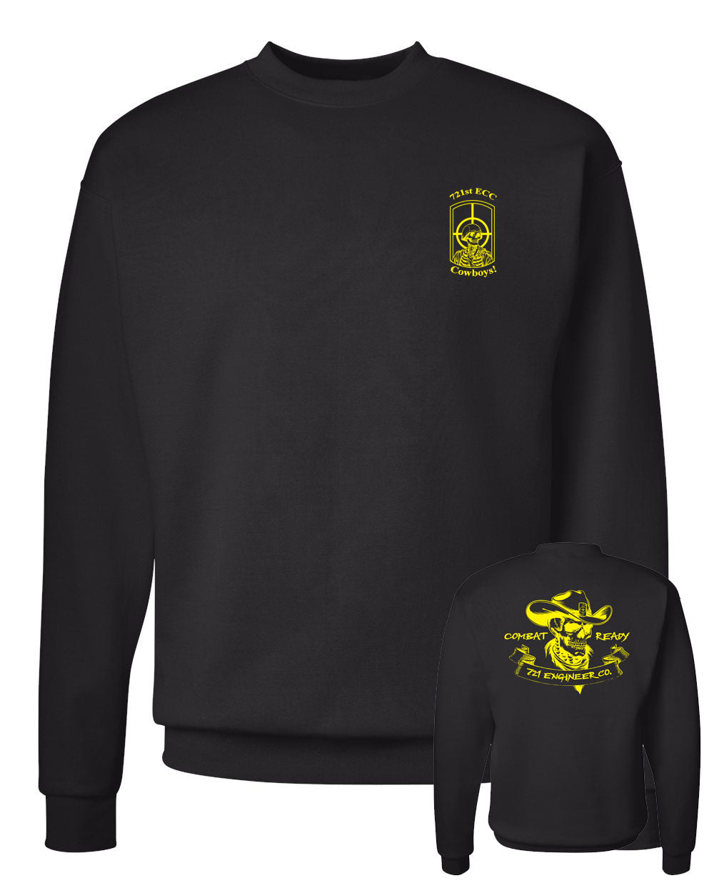 Combat Ready Sweatshirt with Single Colored Print