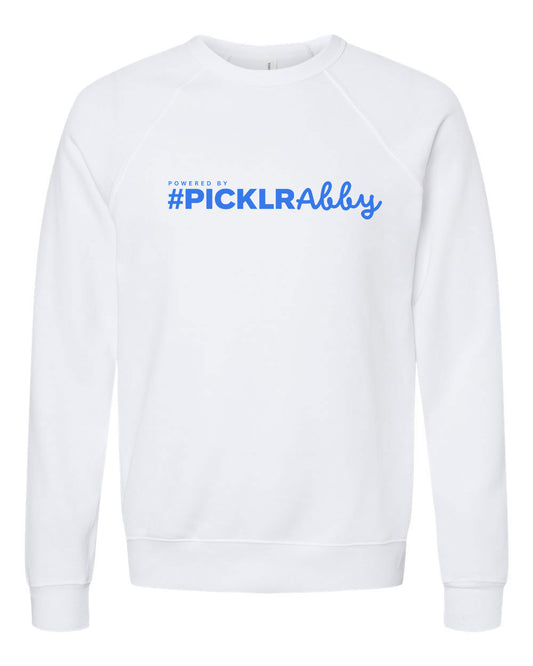 #PICKLRAbby Bella + Canvas Unisex Sponge Fleece Raglan Crewneck Sweatshirt 3901