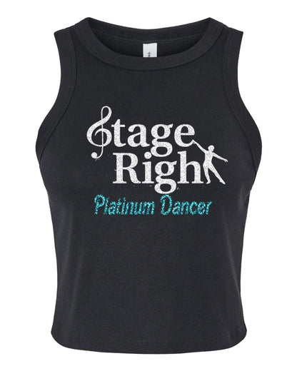 Stage Right Platinum Bella + Canvas Women's Micro Rib Racer Tank - 1019