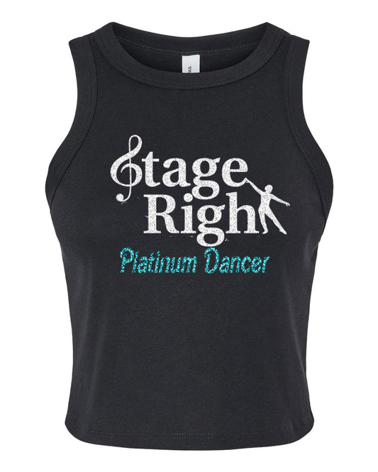 Stage Right Platinum Bella + Canvas Women's Micro Rib Racer Tank - 1019