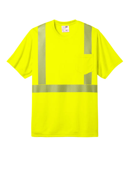 CS204 CornerStone® ANSI 107 Class 2 Segmented Tape Tee Custom w/ Solid or Reflective Print