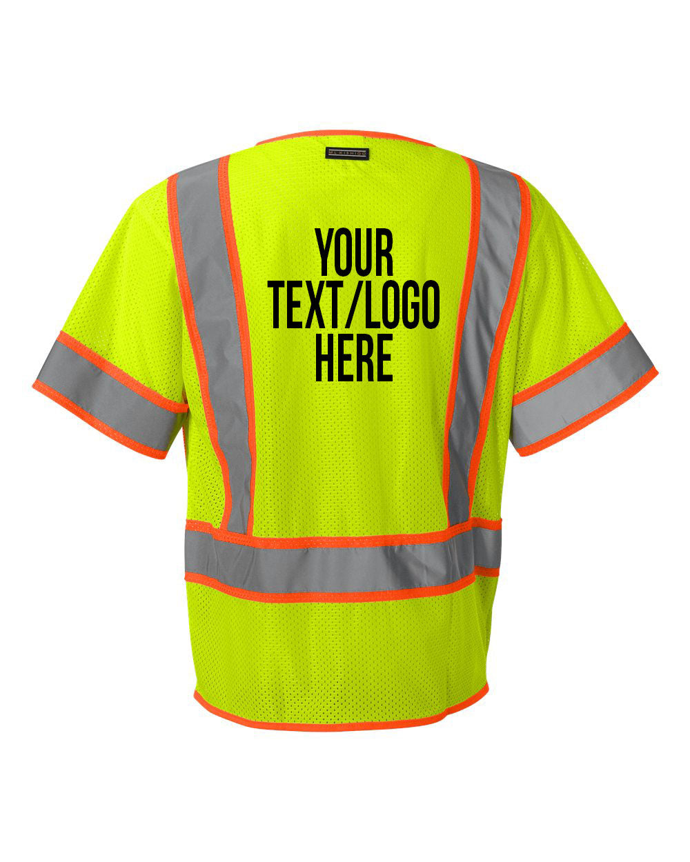 Kishigo - Ultra-Cool™ Six-Pocket Mesh Surveyor’s Vest - 1242-1243 Custom w/ Solid or Reflective Print