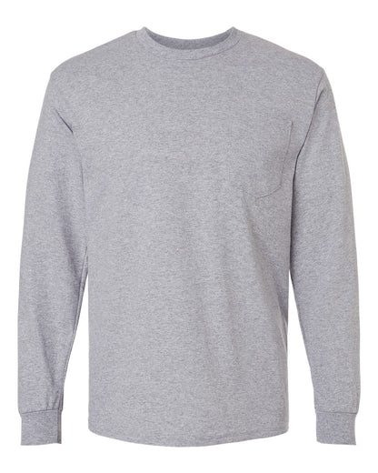 Gildan Ultra Cotton® Long Sleeve Pocket T-Shirt 2410