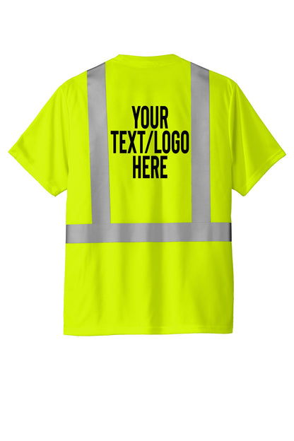 CS200 CornerStone® ANSI 107 Class 2 Mesh Tee Custom w/ Solid or Reflective Print