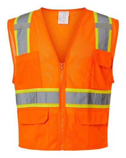 Kishigo - Ultra-Cool™ Multi-Pocket Vest - 1195-1196 Custom w/ Solid or Reflective Print