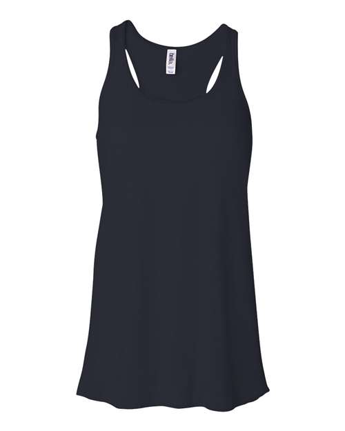 BELLA + CANVAS - Women's Flowy Racerback Tank - 8800 Midnight