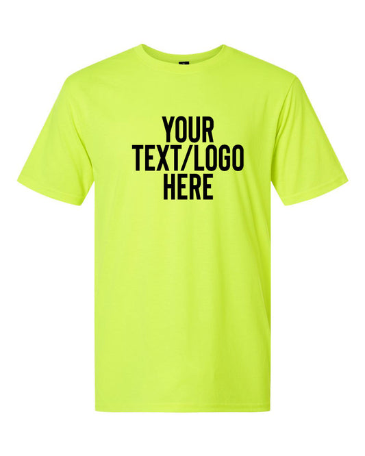 Gildan 42000 Safety Green Performance T-Shirt Meets ANSI / ISEA 107 Standards Tee